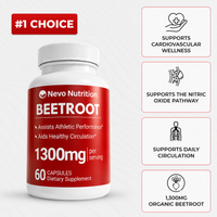 Premium Beetroot Capsules To Support Natural Energy & Vitality